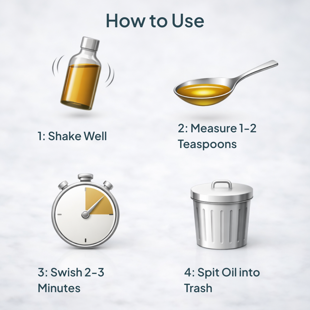 Grit Guard Oil-Pulling Mouthwash